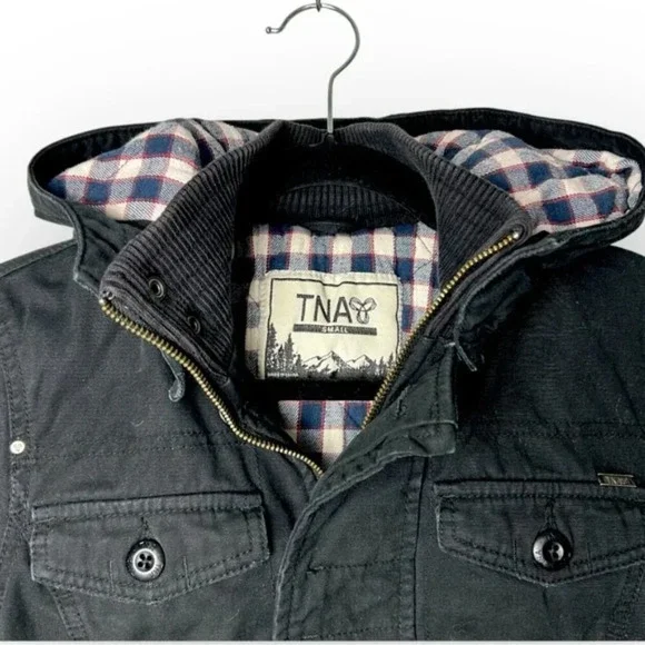 TNA Black Maverick Zip Up Jacket S - Picture 3 of 6